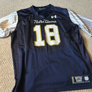 Under Armor Notre Dame #18 Jersey